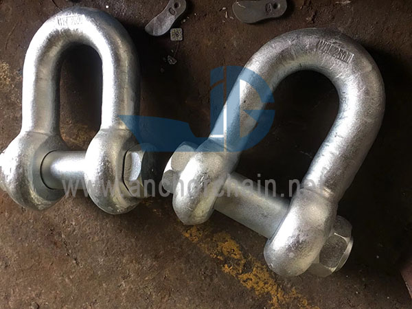 সেফটি বোল্ট পিন সহ G2150 চেইন শ্যাকল