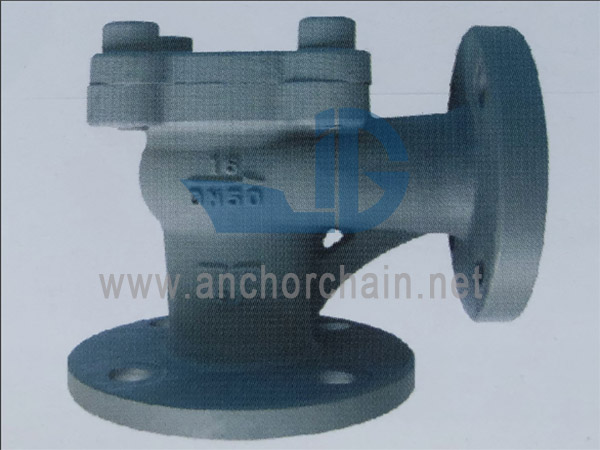 GBT 586 মেরিন কাস্ট স্টিল ফ্ল্যাঞ্জড চেক ভালভ