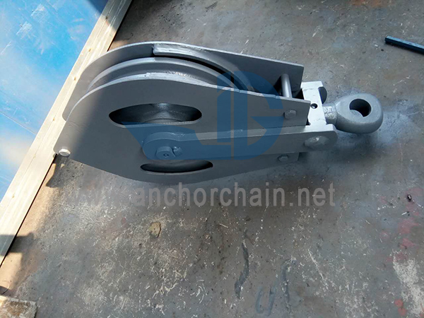 রোলার বিয়ারিং সহ JIS F 3429 জাহাজের কার্গো লিফটিং স্টিল ব্লক