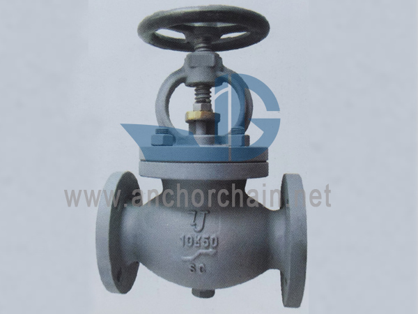 JIS F 7471 Cast Steel 10K স্ক্রু-ডাউন চেক গ্লোব ভালভ