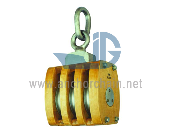 লিংক সহ JIS F3426 জাহাজের অভ্যন্তরীণ আবদ্ধ কাঠের ব্লক ট্রিপল