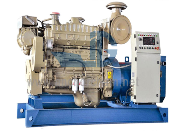 সামুদ্রিক 150KW কামিন্স পাওয়ার জেনারেটর সেট